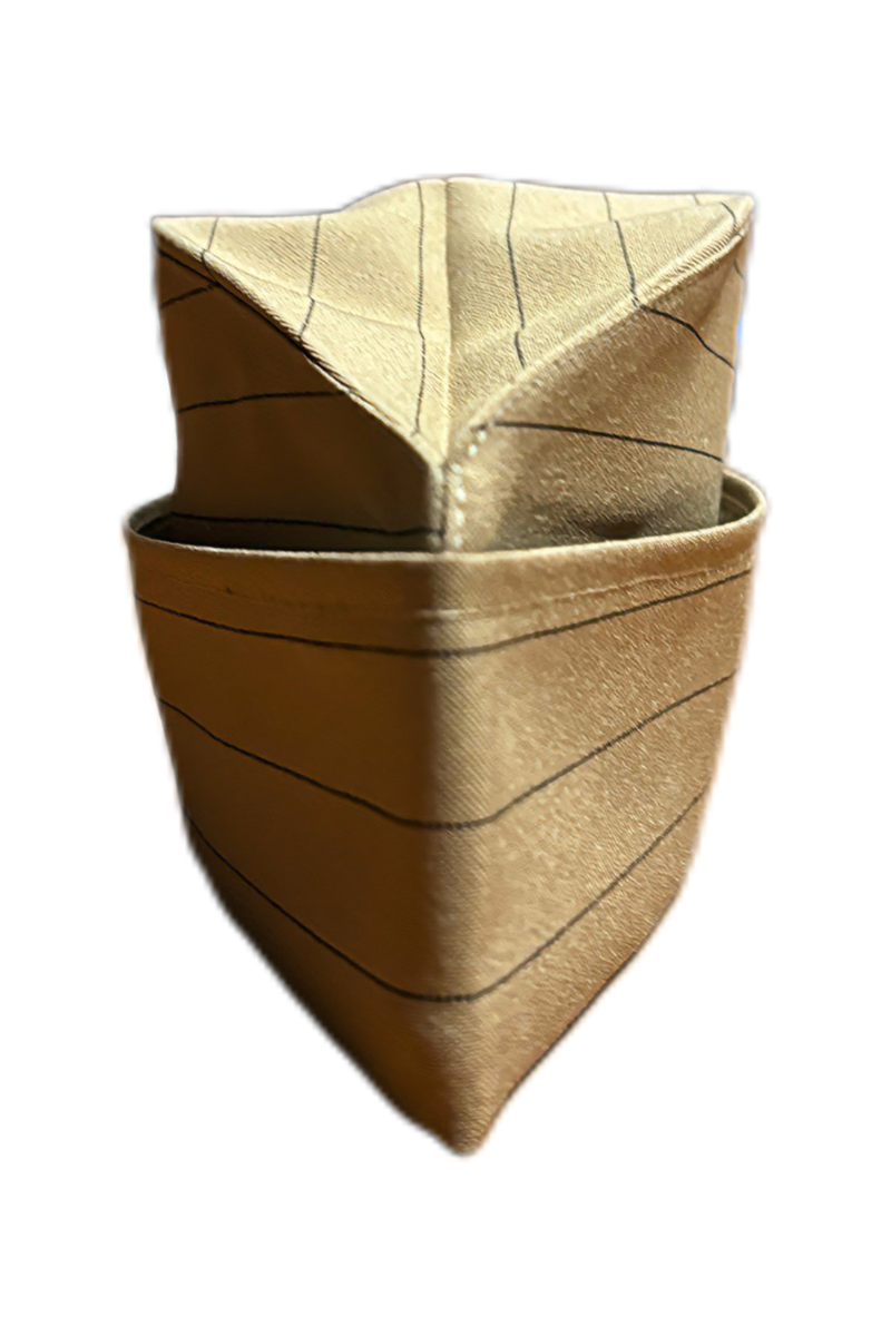 Bustina da Cuoco Nocciola Gessato