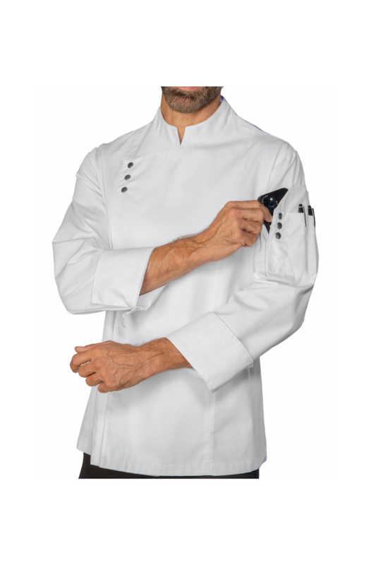 Giacca Cuoco John Bianca
