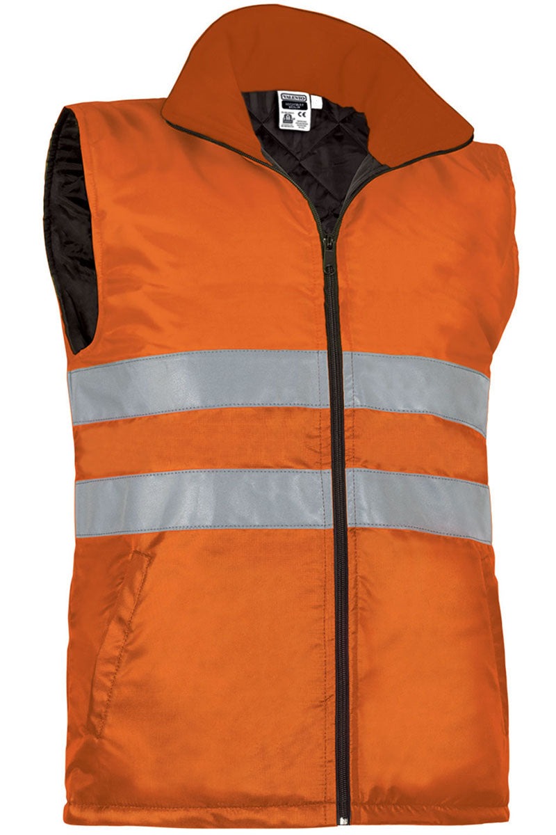 GILET ALTA VISIBILTÀ INVERNALE ARANCIO