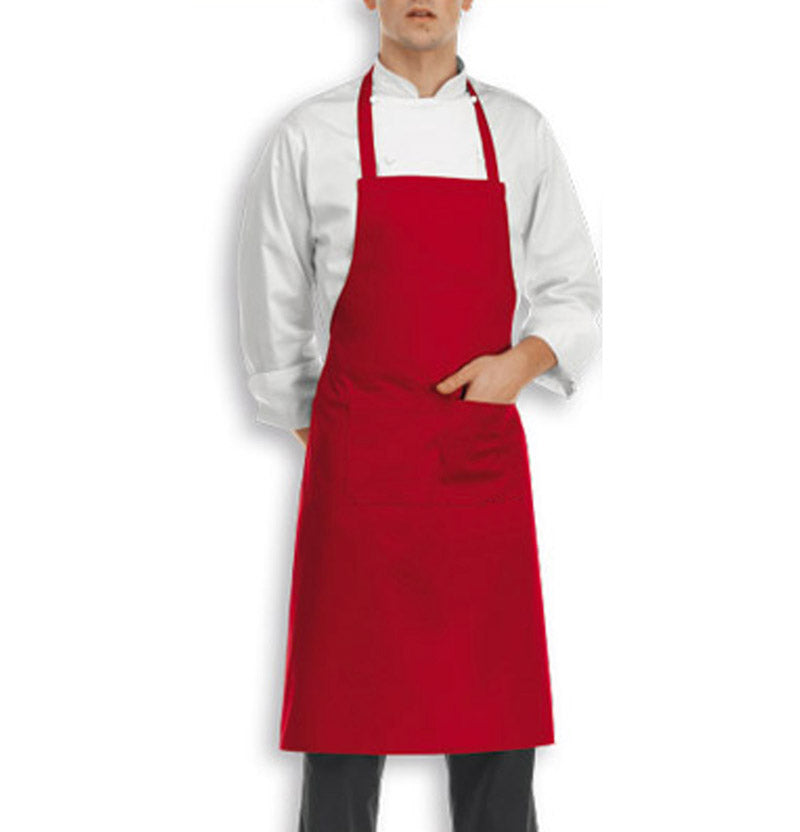 Falda con Pettorina Cuoco Rosso