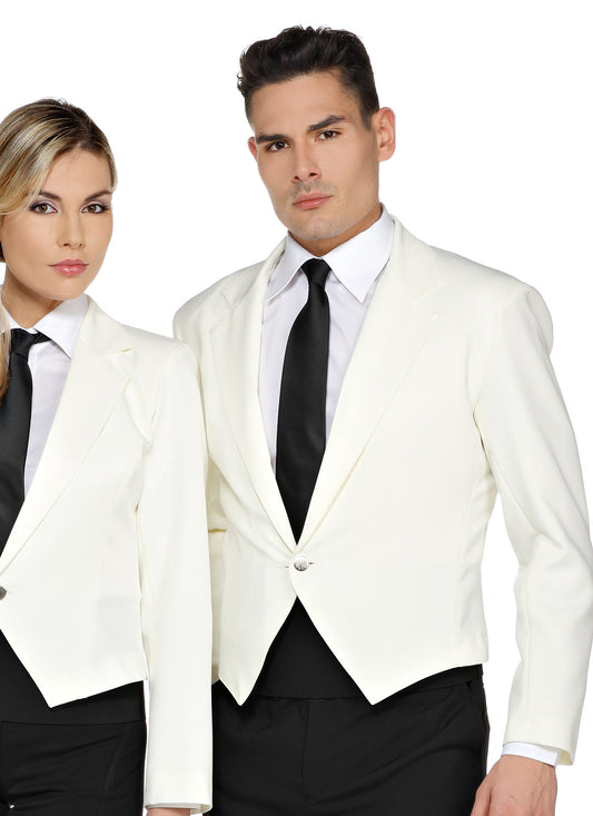 Giacca da cameriere Spencer Unisex collo a punta